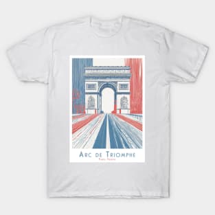 Parisian Glory: Arc de Triomphe Paris- France T-Shirt